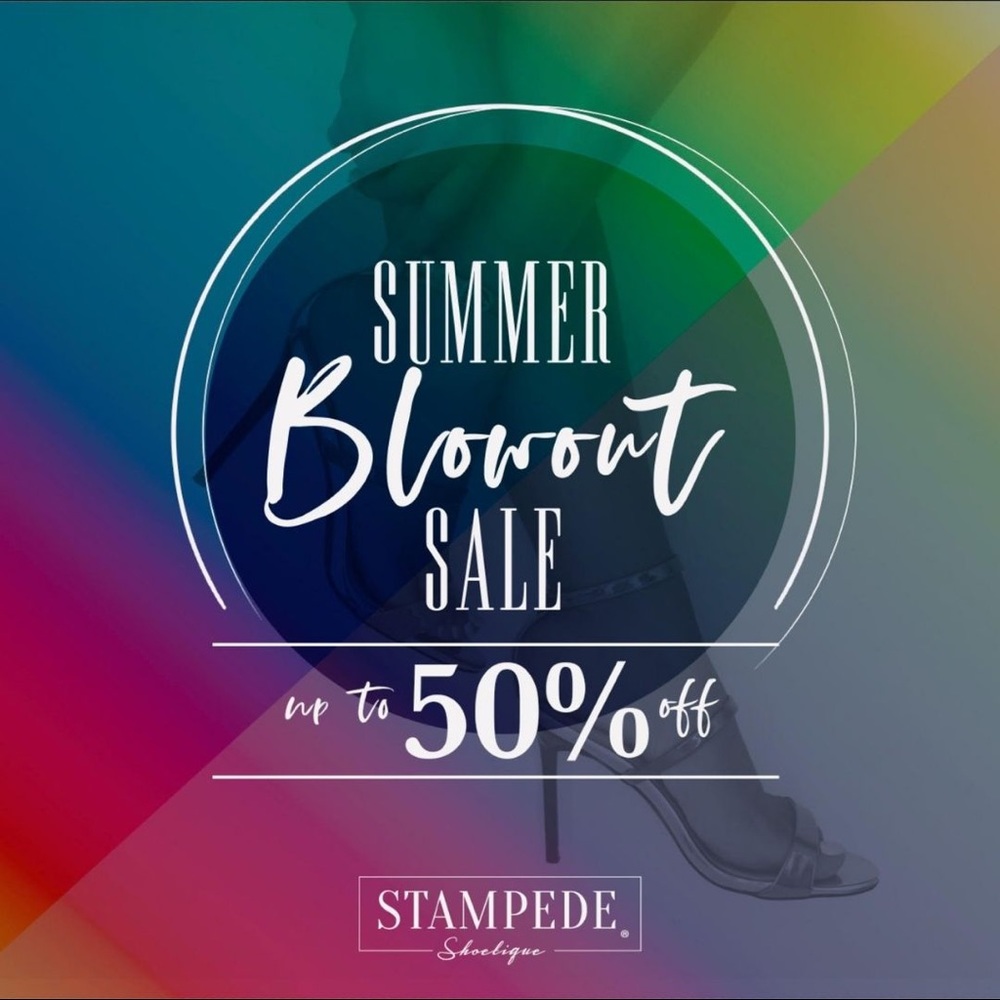 Visit SHOPSTAMPEDE.com for SUMMER BLOWOUT SALE!